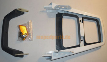 Gepäckträger mit Griff Peugot, Hercules, weiss