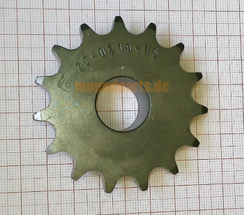 Ritzel pinion 15 Zähne Hercules K50, Ultra, RX 9, XE 9, KTM