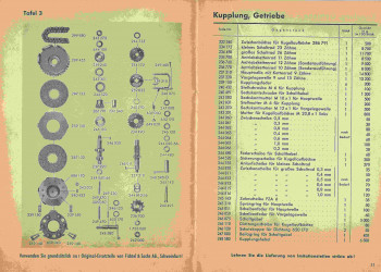 Großes Schaltrad 25 Zähne, Sachs 50/2