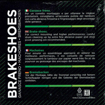 Bremsbacken 140x25mm RX9, KX5, Supra, K50RL, K50 Ultra, MK mit 140 mm Bremse, NEWFREN