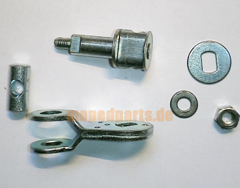 Bremshebel Hinterrad Hercules Prima 4 + 5 , Jogging, MX 1 m, mit Bolzen