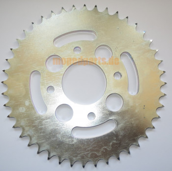 Kettenrad 44 Zähne XE9, 2.Wahl für XE9 mit 123mm Nabe, Lochkreis 76 mm ****