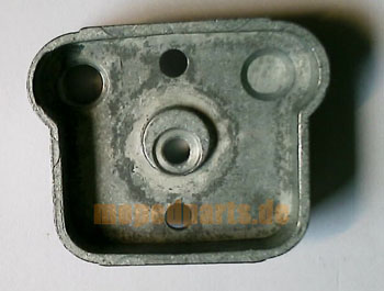 Deckelplatte Vergaser Bing Typ 5-16-17-18, für Vergaser mit Starter rechts und ohne Gewinde beim Gaszug