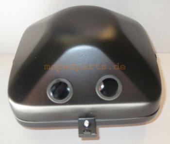 Scheinwerfer eckig, BA20D Bilux Fassung, Hercules, Zündapp