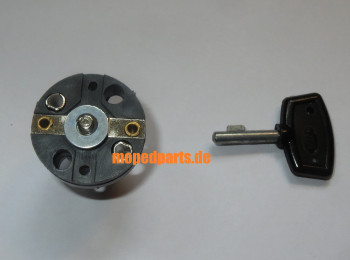 Zündschloß / starter lock universal, Zündschloß Hercules, alte Ausführung mi 2 Anschlüssen