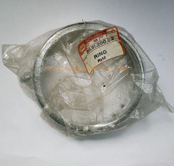 Glashaltering ZKW 113 mm chrom