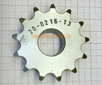 Ritzel pinion 13 Z KTM 50 80 offener Kettenkasten