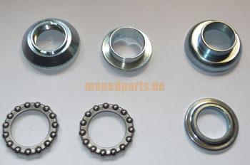 Steuersatz Lenkkopflager Zündapp KS 50 + 80, GTS, Hai 50, GTS, CS 25, C 50 Sport, 32 mm, Gew. 36x1