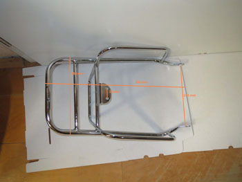 Gepäckträger Hercules MK1, MK2, K50 SL, RL, Sprint ca 1975