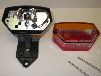 Schlussbremsleuchte Hercules K50 Sprint, SE, RE, SL, RL, MK, K125T,  gelb/rot