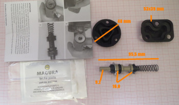 Magura Kolben 16 mm für Magura Bremszylinder 285.2ls