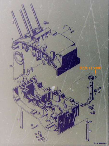 Wellendichtring Kupplungshebel Sachs 506, Hercules Prima GT, Supra 4 GP