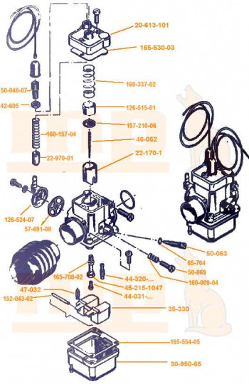 Luftregulierungsschraube Bing Typ 15, 16, 17, 18, Hercules KX 5,Supra GP + Enduro, GT, CS 25