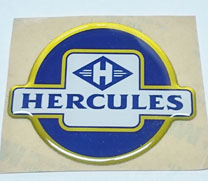 Tankplakette Hercules 62x51 mm, flexibel