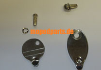 Abdeckungen und Kerbnagelsatz für Lenkschloss Hercules, Zündapp