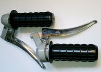 Griffe grau, Gas, Bremse, Kupplung oder Hinterradbremse Griffe grau, Gas, Bremse, Kupplung oder Hinterradbremse