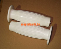 Griffe weiss für Mofa, 22 + 24 mm
