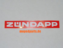 Aufkleber Zündapp, 128x15 mm ******