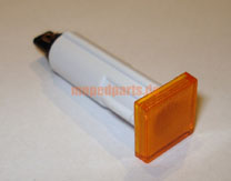 Kontrolleuchte gelb, eckig, 6V