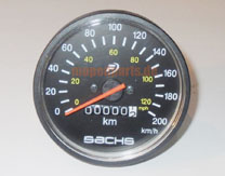 Tacho Sachs XTC, 59/85 mm, 200 km/h ****** Tacho Sachs XTC, 59/85 mm, 200 km/h ******