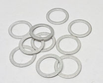 Aludichtring für Bremsleitungen, 10x14x1 mm, 10 Stück