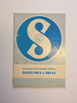 Reparaturanweisung, gebraucht, Sachs 100/4, 100/4 S