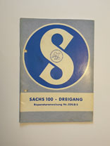 Reparaturanweisung, gebraucht, Sachs 100-Dreigang Reparaturanweisung, gebraucht, Sachs 100-Dreigang