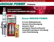 Zündkerze IRIDIUM Zündapp KS80 + K80