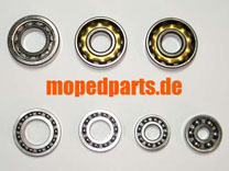 Lagersatz Sachs 125 1251/5A + AL, 1001/5 A, ab Motornr. 6318755, 1001/ A + 6B + 6C, 1251/ 5A + 6B Lagersatz Sachs 125 1251/5A + AL, 1001/5 A, ab Motornr. 6318755, 1001/ A + 6B + 6C, 1251/ 5A + 6B