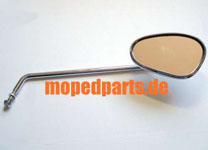 Spiegel Bumm 911/6PR oval chrom, lang, rechts verwendbar
