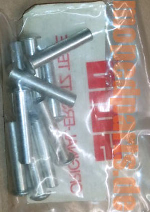 Rohrniet für Kettenrad Solo Mofa (1 Stück) 6x30 mm