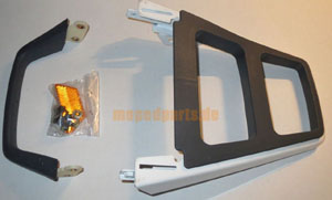 Gepäckträger mit Griff Peugot, Hercules, weiss