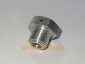 Entlueftungsschraube aus Alu, M 10x1 mm, Sachs 50, 50S, 50SW, 501, 50SW, 80SW , 80SA, 50/5