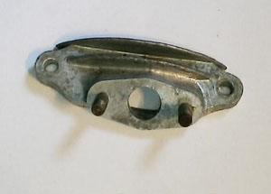 Zwischenflansch für Sachs 50, zwischen Membran und Vergaser, gebraucht