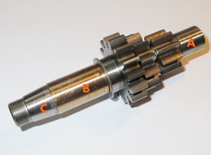 Vorgelegewelle für Sachs 50/3 (Handschaltung)