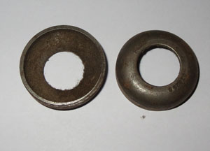 Lagerschale  Hercules MF3, MF4, 34,8 mm, Hinterrad 1 Stück