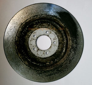 Bremsscheibe mit Sicke, gebraucht, Hercules Ultra V2