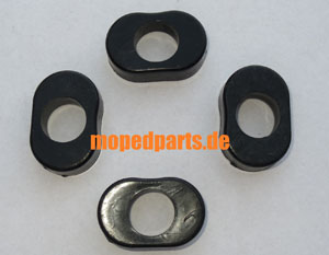 Dämpfergummi Hinterrad Hercules K50 RL, SL, XE9, Sachs Nabe 1405, 4 Stück.