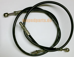 Bremsleitungs - Kit Hercules Ultra, Doppelscheibenbremse, schwarz, Stahlflex, Allegri Cesare s.p.a.