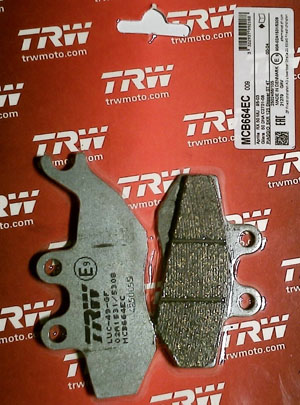 Bremsbeläge Sachs ZX50 Vorderradbremse, TRW