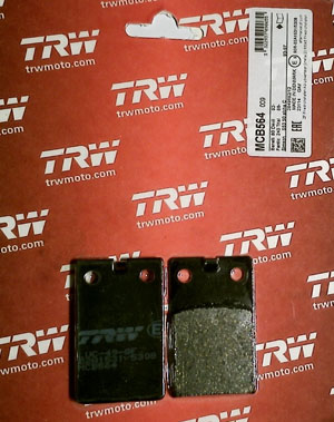 Bremsbeläge Sachs ZX50, ZX 125, XTC 125, Hinterrad