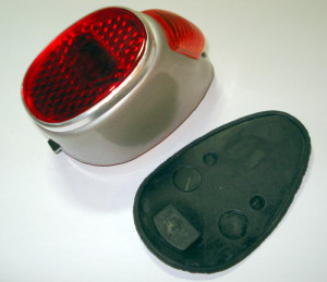 Rücklicht 60er Jahre,für Hercules, Puch, Zündapp, Kreidler, mit Bremslicht