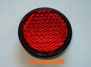 Rückstrahler rund, rot, ULO 505, 63 mm