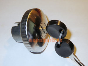 Tankdeckel NIRO mit Schloss für Mofa (30 mm), Hercules Prima, Zündapp