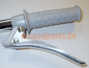 Kupplungsgriff grau mit Metallhebel