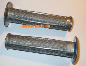 Griffbezüge silber, 22 / 24 mm, Länge 128 mm