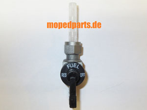 Benzinhahn M12, Metall mit Kunststoffhebel, Hercules, Zündapp