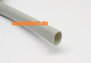 Kabelhülle grau, für 2 - 4 Kabel geeignet, 1 Meter, Innendurchmesser 6 mm