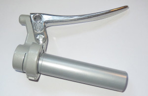 Gasgriff grau mit Bremshebel für Moped und Mofa  ****