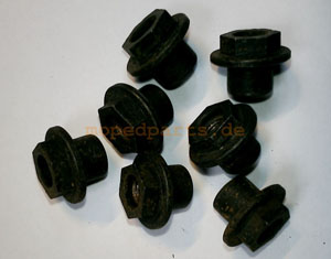 7 Halsmuttern Sachs Hercules, Altbestand